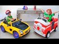 Vlad and Nikita show cars toys in new home