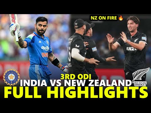 India vs New Zealand Full Highlights 3rd ODI 2026 | IND VS NZ
