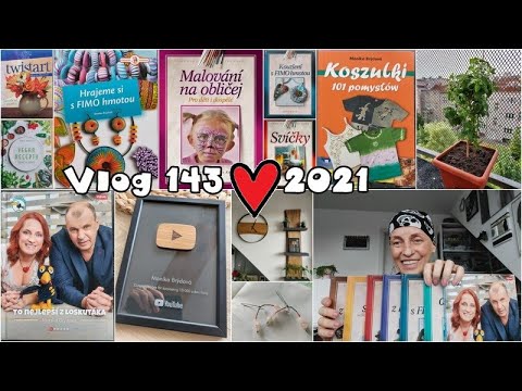 Vlog 143/21 - Libora, plaketa, moje knihy