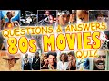 80s Movie Trivia Questions and Answers Included