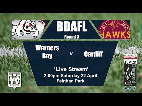 2017 Black Diamond AFL Round 3 Warners Bay Bulldogs v Cardiff Hawks