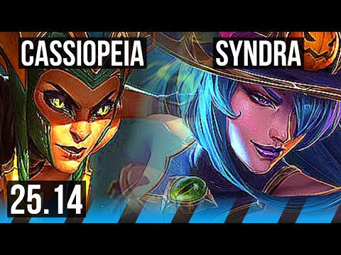 CASSIOPEIA vs SYNDRA (MID) | 9/1/7, Legendary | EUW Diamond | 25.14