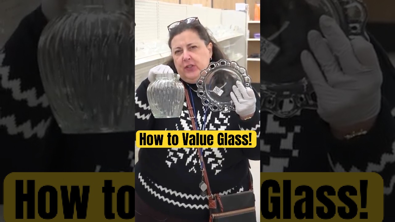 How to Tell Valuable Glass - Thrift Shopping with Dr. Lori