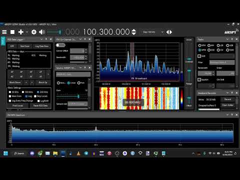 Seaside Heights, NJ FM SDR Bandscan 6/26/23