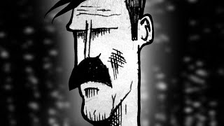 A Black and White Cartoon about Roof Tiling