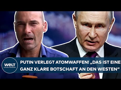 PUTINS KRIEG: "Eine ganz klare Botschaft an den Westen!" Russen verlegen Atomwaffen nach Belarus