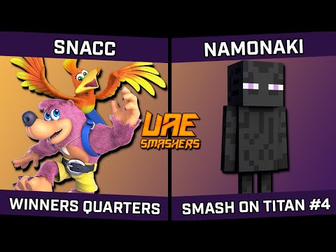 Snacc (Banjo) vs Namonaki (Steve) - Smash on Titan #4