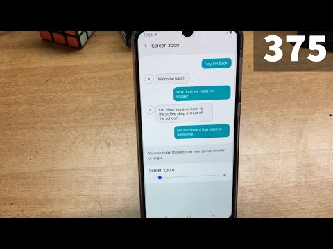 Samsung A30 Enable Dark Mode and text zoom | GSMAN ASHIQUE |