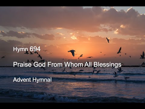 Praise God From Whom All Blessings | Hymn 694 | Piano Instrumental | with Lyrics