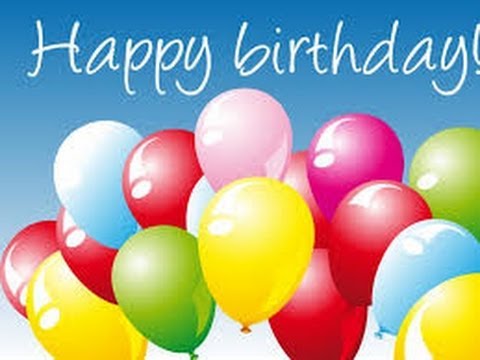 JOYEUX ANNIVERSAIRE - HAPPY BIRTHDAY