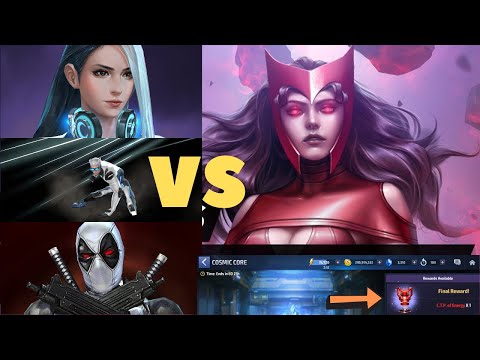The Speed Gods VS SCARLET WITCH WBU Stage 29 + Cosmic Core Event Luck - Marvel Future Fight