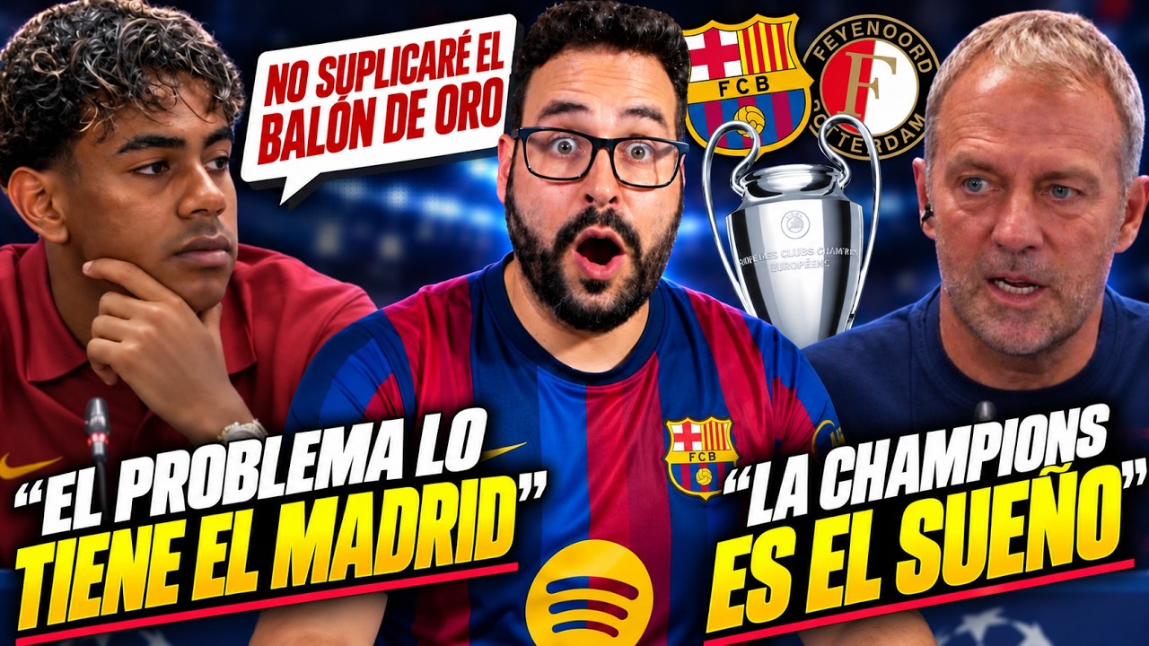 💥LAMINE RESPONDE a MBAPPÉ "NO SUPLICARÉ por BALÓN de ORO" - FLICK: "El SUEÑO es la CHAMPIONS" - RDP