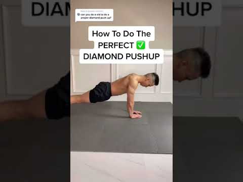 ✅ How to Do the Perfect Diamond Push-Up #shorts