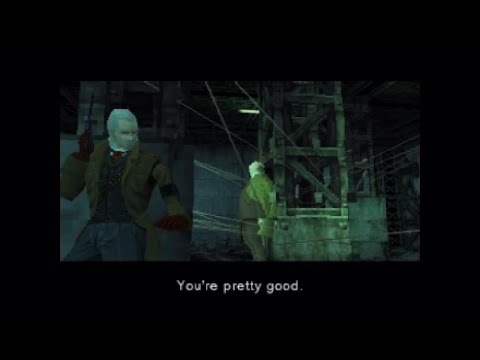 Ocelot Boss Fight - Extreme Difficulty - MGS1