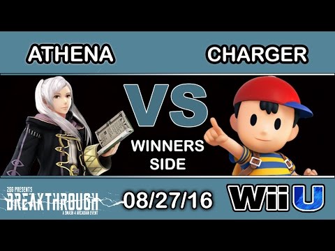 2GG: Breakthrough - SG | Athena (Robin) Vs. Charger (Ness) Winners Side - Smash Wii U