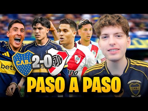 Davoo Xeneize reacts to Boca's step-by-step victory over River Plate (2025)