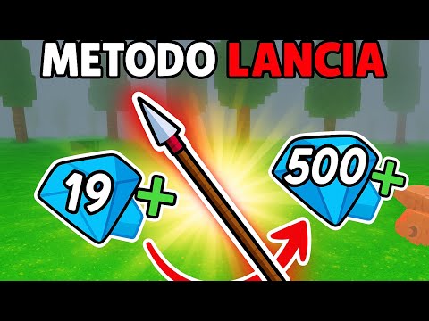 500 GEMME in modo VELOCE su 99 NOTTI nella FORESTA solo con la LANCIA su ROBLOX