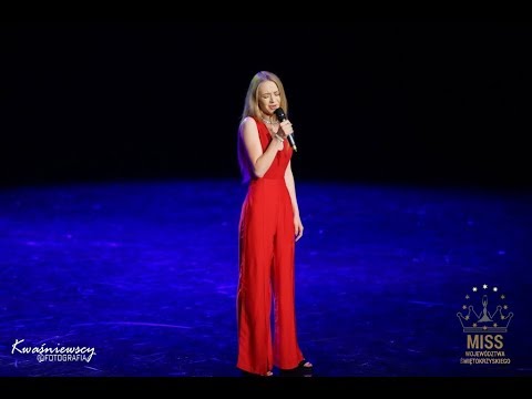 Alicja Śmielak  -- Gala Miss Województwa Świętokrzyskiego 2019