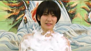 泡の中から競泳水着…!!??【CM/PR】  #SWIMSUITTRYONHAUL