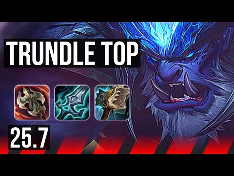 TRUNDLE vs URGOT (TOP) | 7 solo kills | EUW Master | 25.7