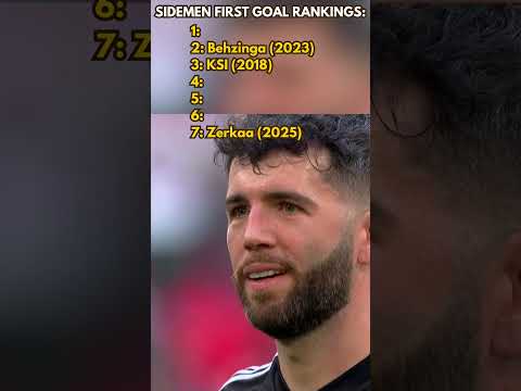 Ranking Every Sidemen’s First Goal in Charity Matches #sidemen