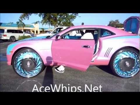 AceWhips.NET- Big Boi's Outrageous Chevy Camaro on 30" DUB DA U Floaters at  AceWhips/Arctic Carshow