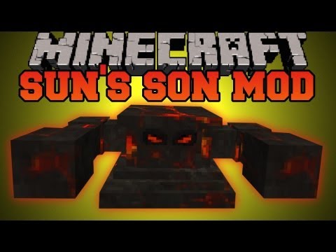 Minecraft Mod Showcase : The Sun's Son - BOSS, DIMENSION, MOBS