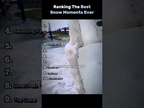 Ranking The Best Snow Moments Ever🧊