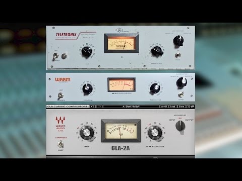Teletronix LA-2A vs. Warm Audio WA-2A vs. Waves CLA-2A