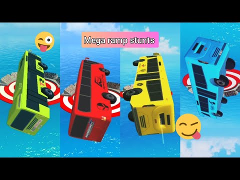 bus stunt simulator - bus game 2023 -3d - bus mega ramp driving - android gameplay |@gamester16.6M