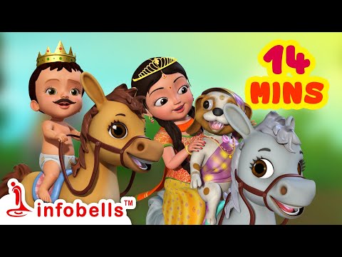 Chal Chal Gurram, Chalaki Gurram | Telugu Rhymes Collection for Children | Infobells