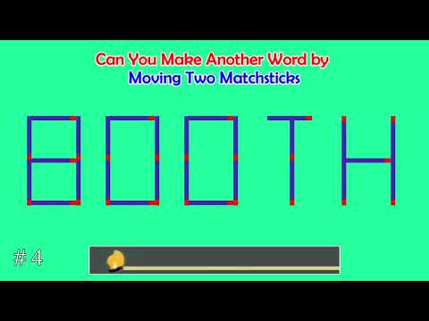 Can you make another word from the existing one? | Matchstick Word Puzzles #26 | Brain Teaser