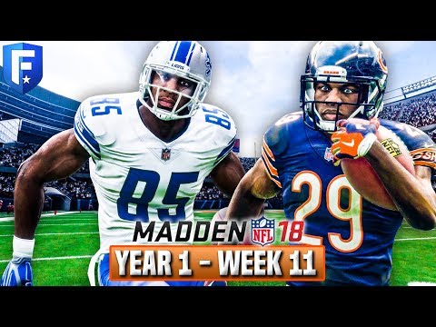 Madden 18 Bears Franchise Year 1 - Week 11 vs Lions | Ep.11