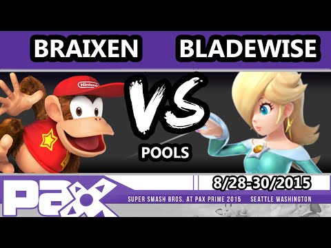 S@P - Braixen (Diddy Kong) Vs. 62Bit | Bladewise (Rosalina) SSB4 Pools - Smash Wii U - Smash 4