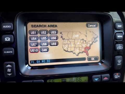 2008 Jaguar XJ Vanden Plas - Nav. Menu Screen