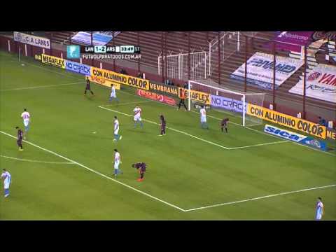 Ocasión de Ayala. Gol de Carrera. Lanús 1 - Arsenal 2. Fecha 15. Primera División 2014