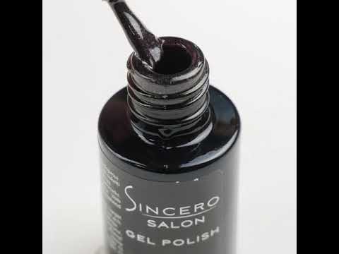 SINCERO SALON gelinis nagų lakas BLACK SHADOW, 657, 6 ml