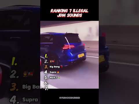 Top 7 Illegal JDM Sounds 🔥🚀