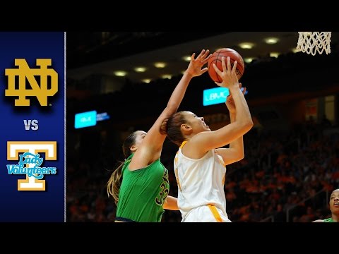 Notre Dame vs. Tennessee Women's Basketball Highlights (2016-17)