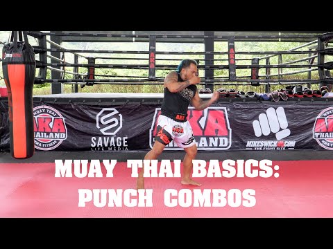 Muay Thai Basics: Punch Combos - AKA Techniques