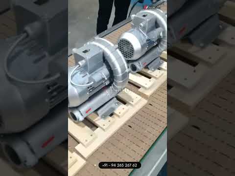 1.2 HP THREE PHASE SINGLE STAGE RING / TURBO INDUSTRIAL AIR BLOWERS