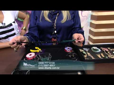 18/09/2013 Mulher.com - Colar e pulseira - Heloísa Aghazarian  (Bloco 1/2)