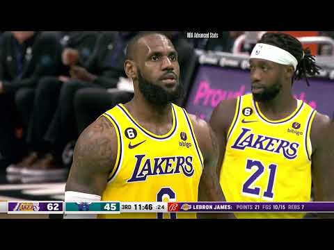 LeBron James 43 pts 11 reb vs Charlotte Hornets | 2023-01-02