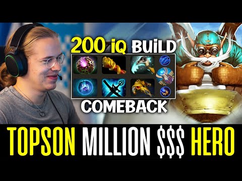 Topson 200 IQ Build on GYROCOPTER that COMEBACK the GAME! DOTA 2