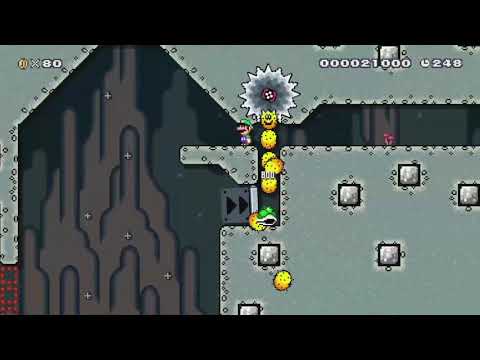 Mario Maker 2 - The Green Shell Is Very Useful