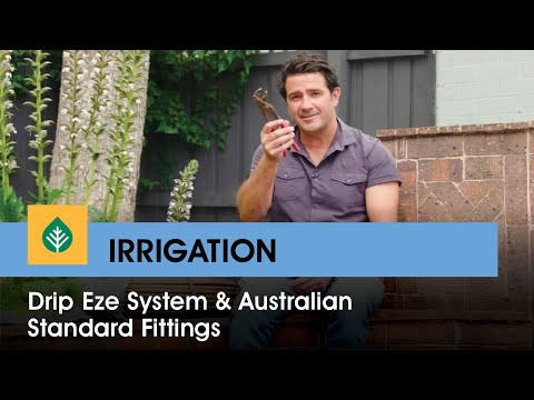 Pope Install irrigation system using Drip Eze and poly fittings.
