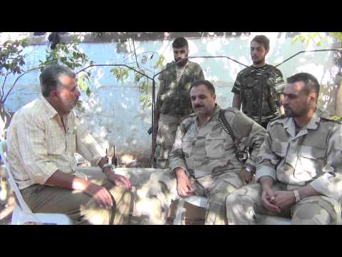 مقابلة مع العميد أحمد بري رئيس المجلس العسكري بحماة بحضور الرائد جميل الصالح