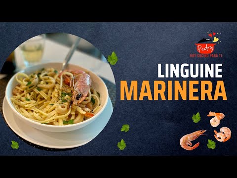 Receta de Linguine con Langostinos, Camarones y Calamares: Sabores del Mar en tu Plato
