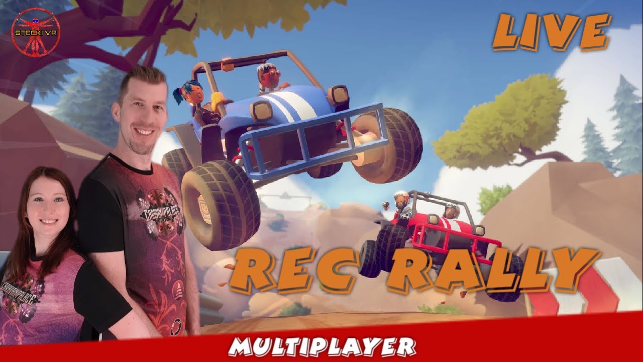 Stocki VR - REC RALLY - Neu im REC ROOM - 6 Spieler Multiplayer // HP Reverb G2 - Deutsch - LIVE