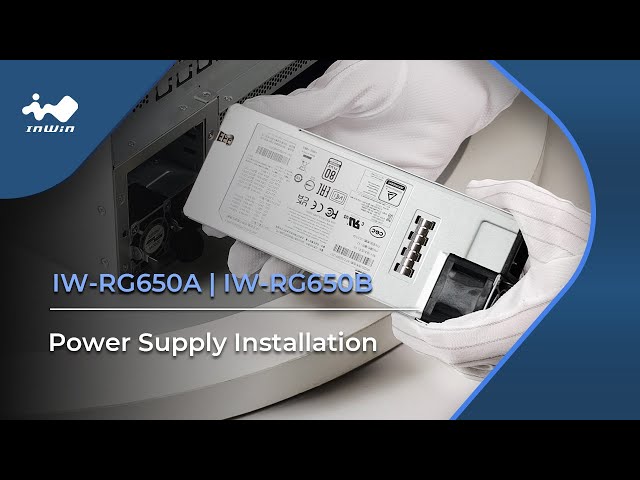 InWin IW-RG650A & IW-RG650B Power Supply Installation